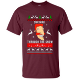 Nigel Thornberry Smashing through the snow Christmas sweatshirt PINGPONG