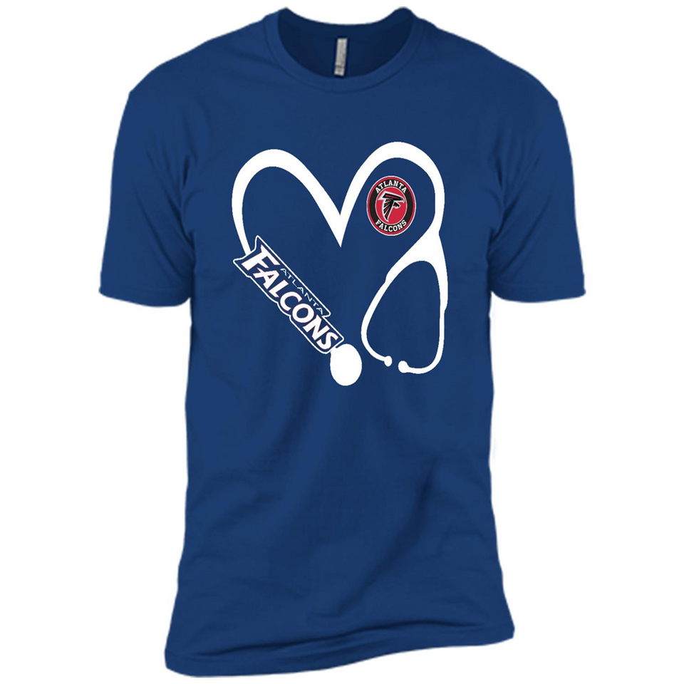 Stethoscope Heart Love Atlanta Falcons For Football Lovers