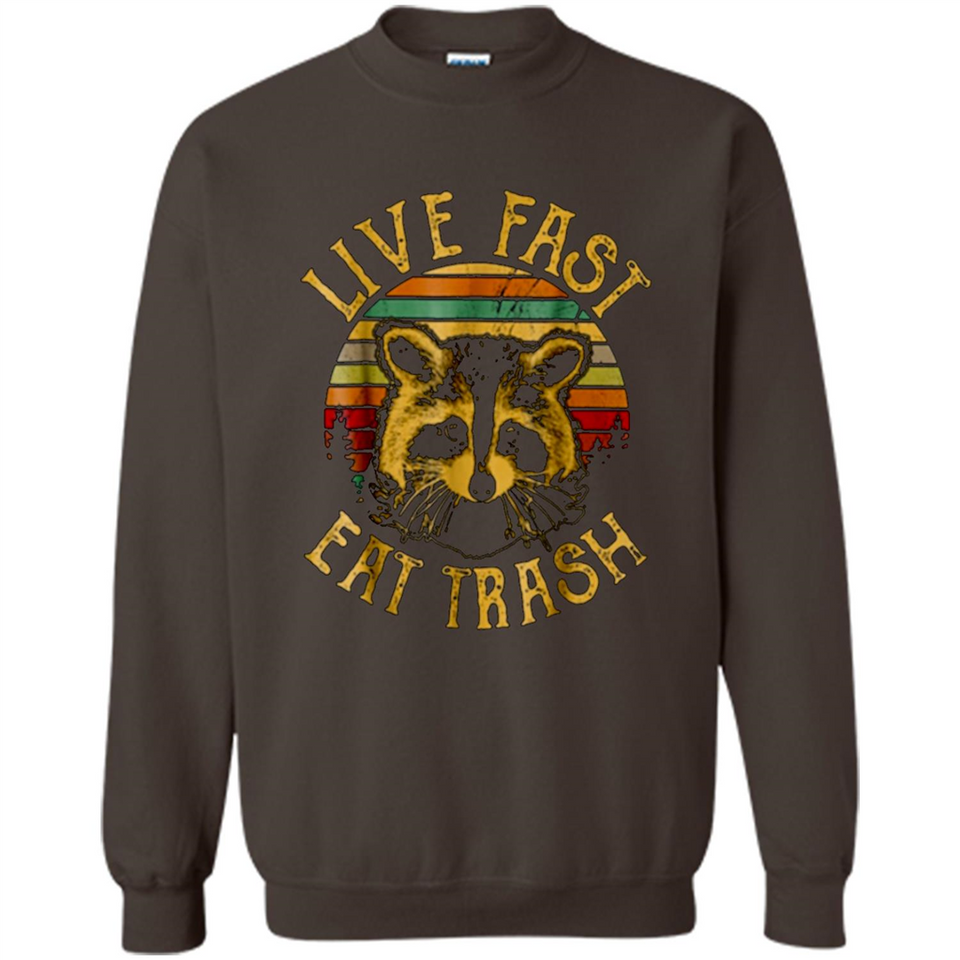 Live fast eat trash bear vintage camping PINGPONG