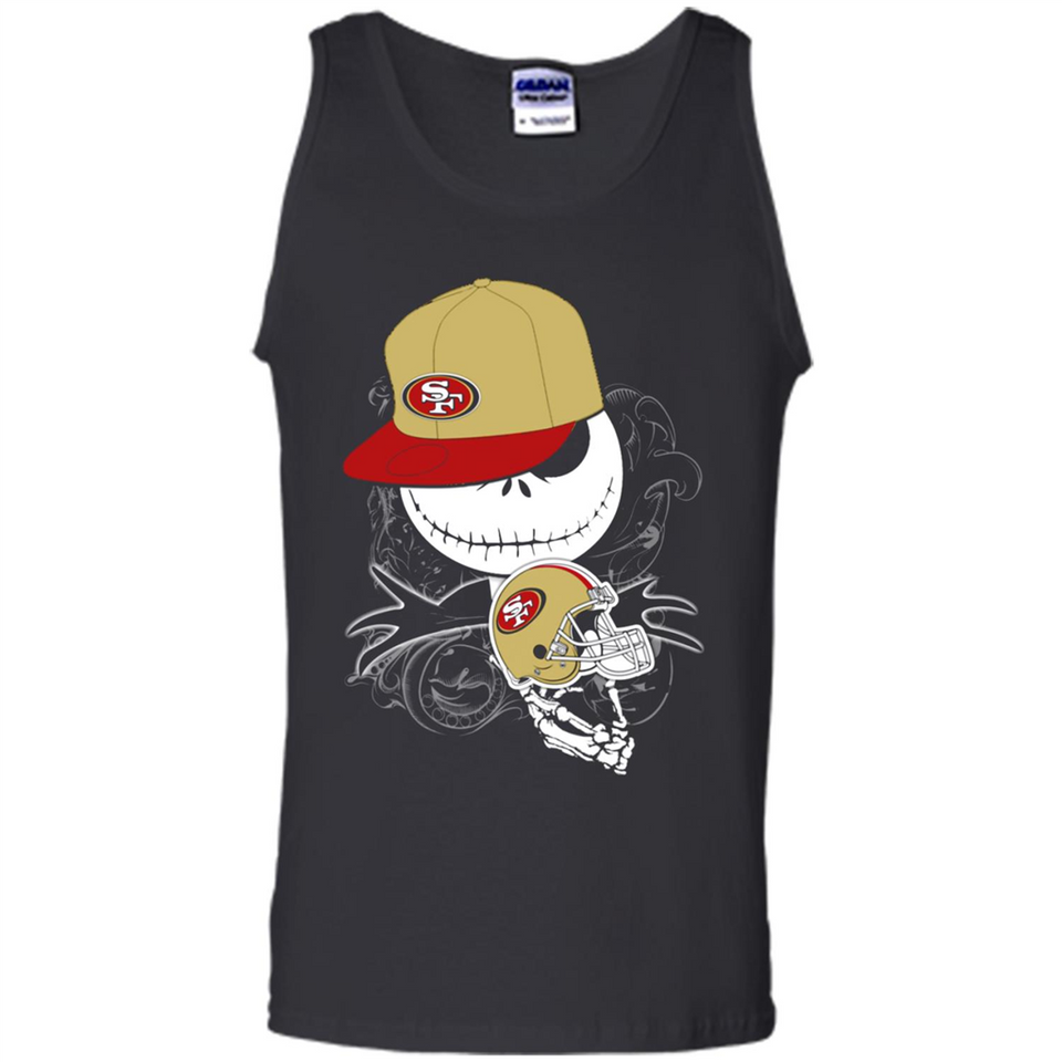 Jack Skellington The Nightmare Before Christmas-49ers Football - Tank Top