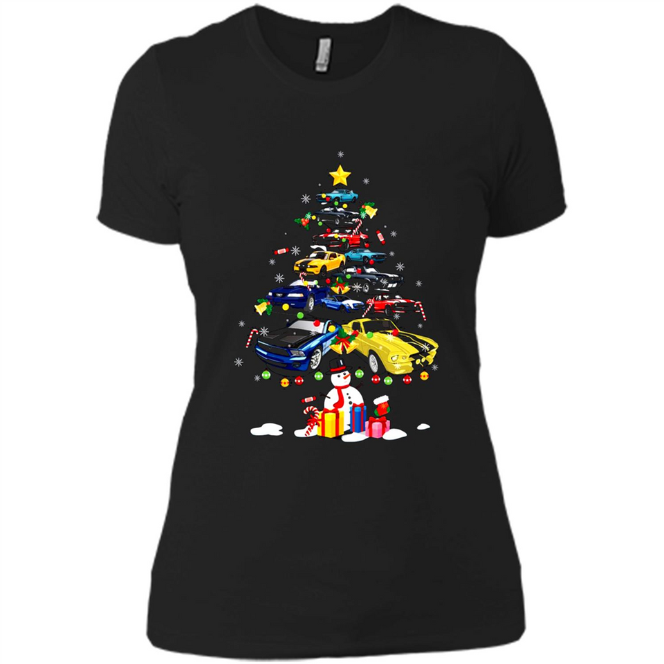 Mustang Tree Christmas Sweatshirt PINGPONG