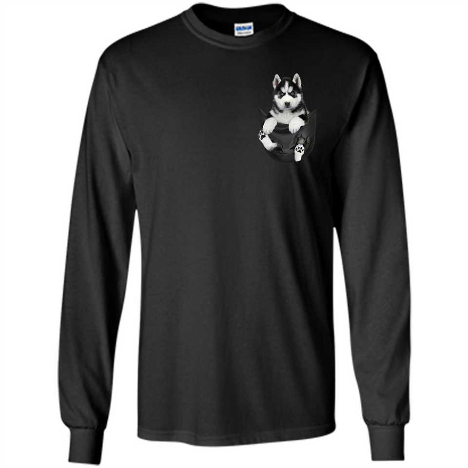 Husky Pocket - Long Sleeve T-Shirt