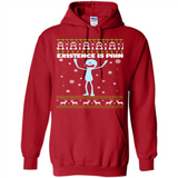 Mr Meeseeks Xistence Is Pain Ugly Christmas - Hoodie