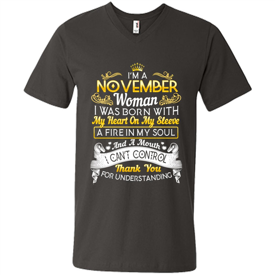 I'm A November Woman-Queen November - Men's V-Neck