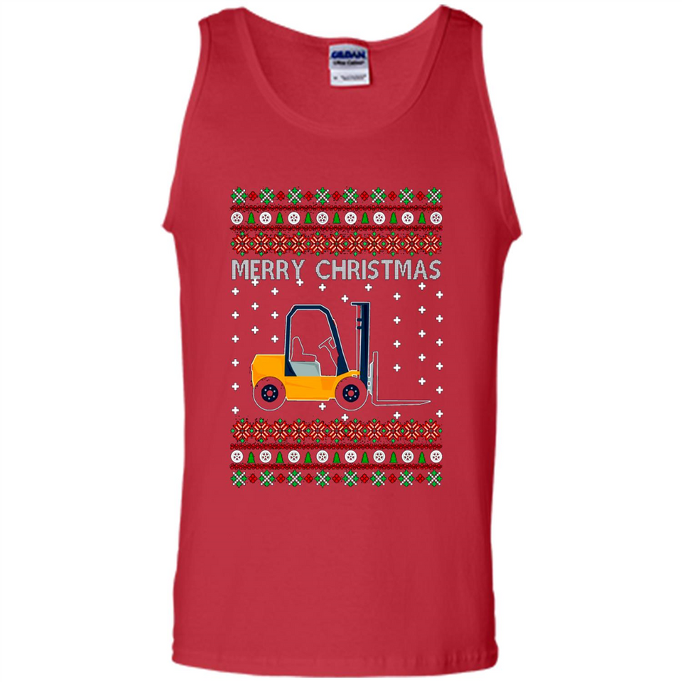 Merry Christmas Forklift ugly sweatshirt PINGPONG