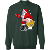 Tampa Bay Buccaneers Santa Claus Toilet
