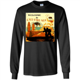 Paradise California Camp Fire Youth T-Shirt PINGPONG - Long Sleeve T-Shirt