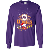 Snoopy Christmas San Francisco Giants - Long Sleeve T-Shirt