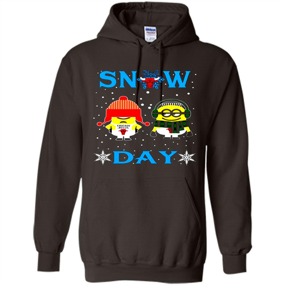 Snow Day Shirt For Chicago Bulls Vs Minion Fans pingpong