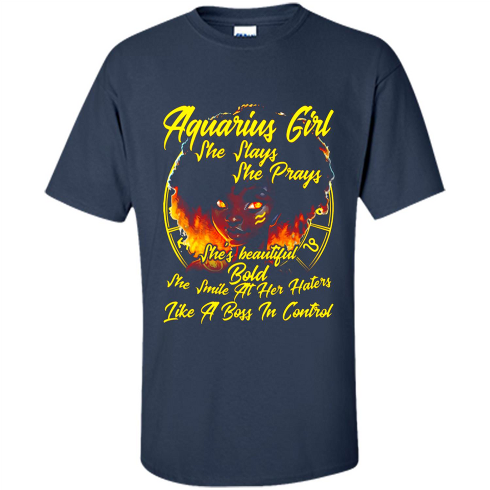 Aquarius Girl She Slays She Prays Zodiac Sign PINGPONG