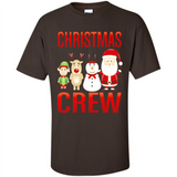CHRISTMAS CREW Shirt X-mas Santa Snowman Reindeer Elf - Shirt