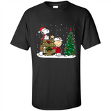Arizona Cardinals Snoopy The Peanuts Movie Christmas Football Super Bowl pingpong - Shirt