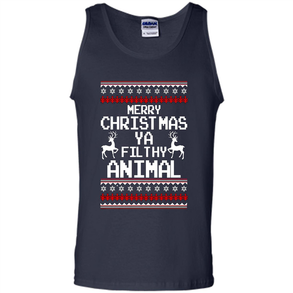 Merry Christmas ya filthy animal ulgy sweater PINGPONG