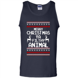 Merry Christmas ya filthy animal ulgy sweater PINGPONG