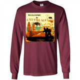 Paradise California Camp Fire Youth T-Shirt PINGPONG - Long Sleeve T-Shirt