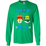 Snow Day Shirt For Brooklyn Nets Vs Minion Fans pingpong