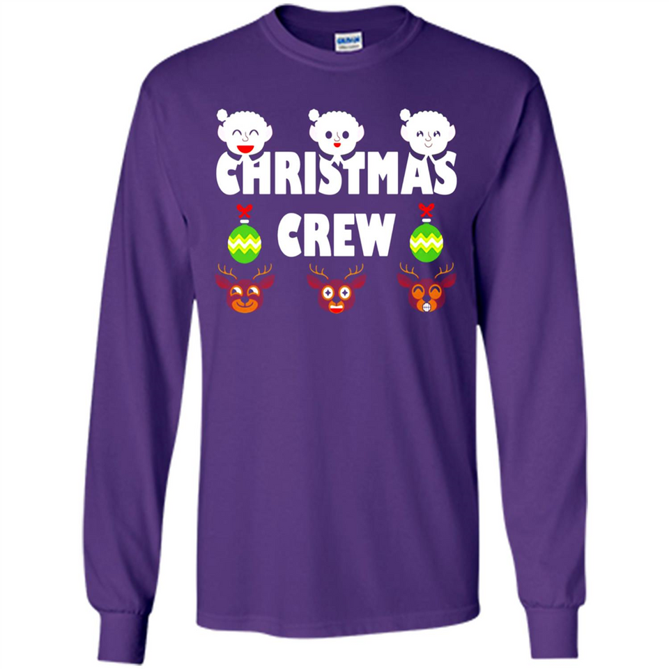 Christmas Crew Gifts Santa Elves Reindeer - Long Sleeve T-Shirt