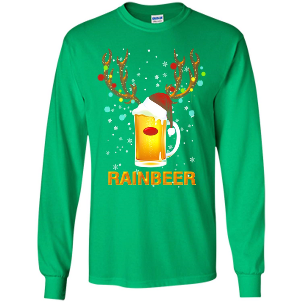 Rainbeer Funny Reindeer Beer Lover