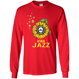 Utah Jazz Basketball Sunflower
