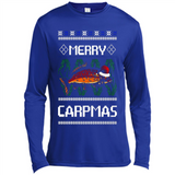 Santa Claus Carpmas Merry Carpmas Christmas Sweater PINGPONG - Canvas Long Sleeve T-Shirt