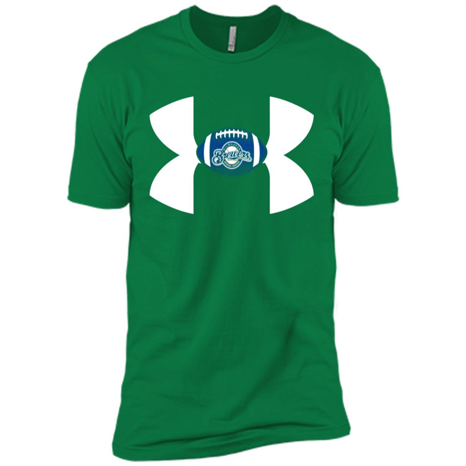 Milwaukee Brewers Under Armour Logo - Premium Short Sleeve T-Shirt