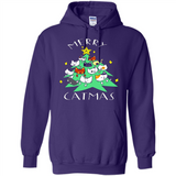 Merry Catmas Funny Cool Christmas Mug PINGPONG - Hoodie