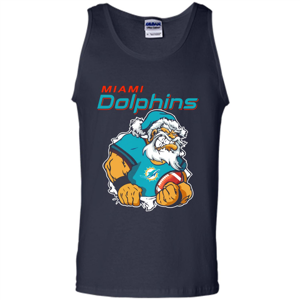 Grumpy Santa Claus Miami Dolphins Football Team PINGPONG