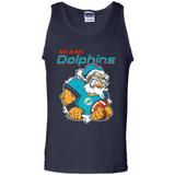 Grumpy Santa Claus Miami Dolphins Football Team PINGPONG