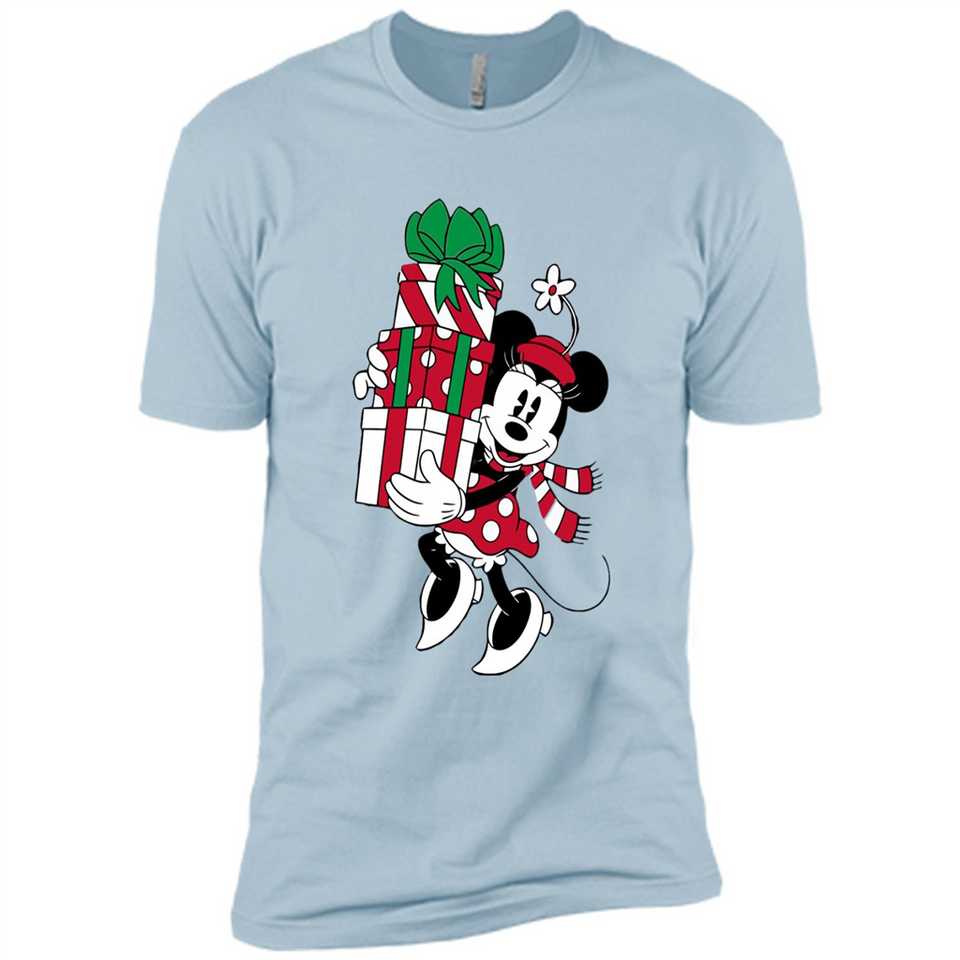 Disney Minnie Mouse Christmas Gift Sweatshirt - Premium Short Sleeve T-Shirt
