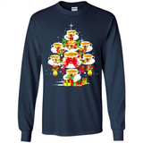 Tea Christmas Tree T-shirt Funny Tea Xmas Gift