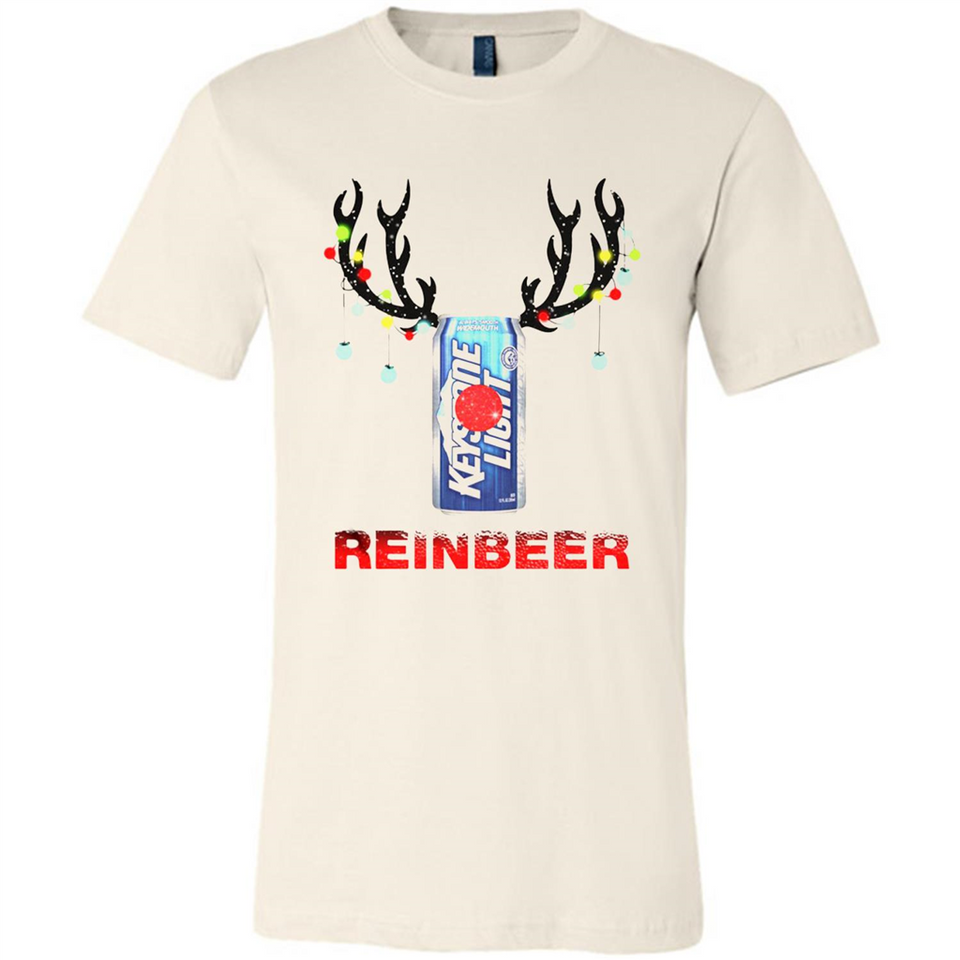 Keystone Light reinbeer Christmas - Canvas Unisex T-Shirt