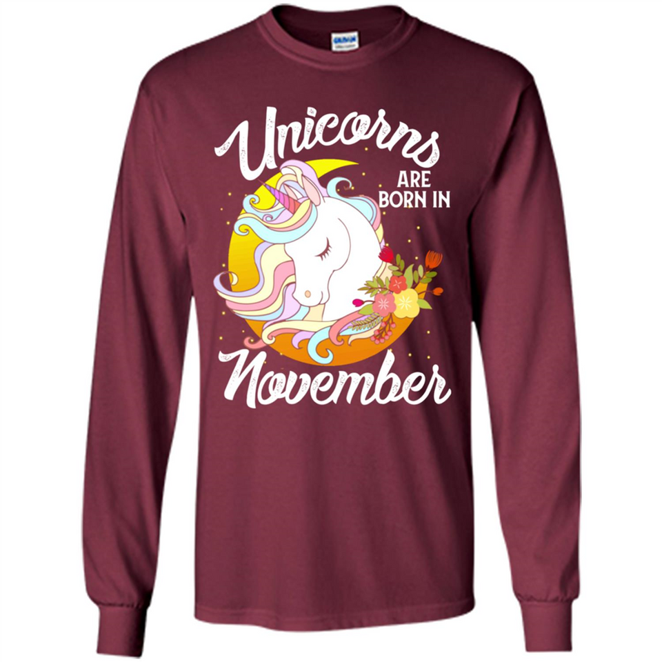 Unicorns Are Born In November Magical Rainbow