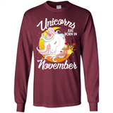Unicorns Are Born In November Magical Rainbow