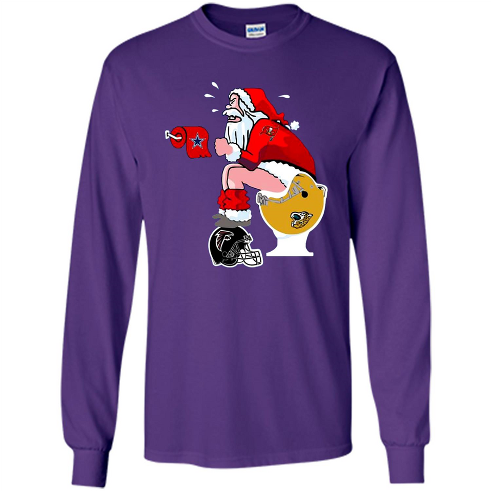 Tampa Bay Buccaneers Santa Claus Toilet