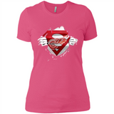 Detroit Red Wings And Superman Fans - Ladies' Boyfriend T-Shirt