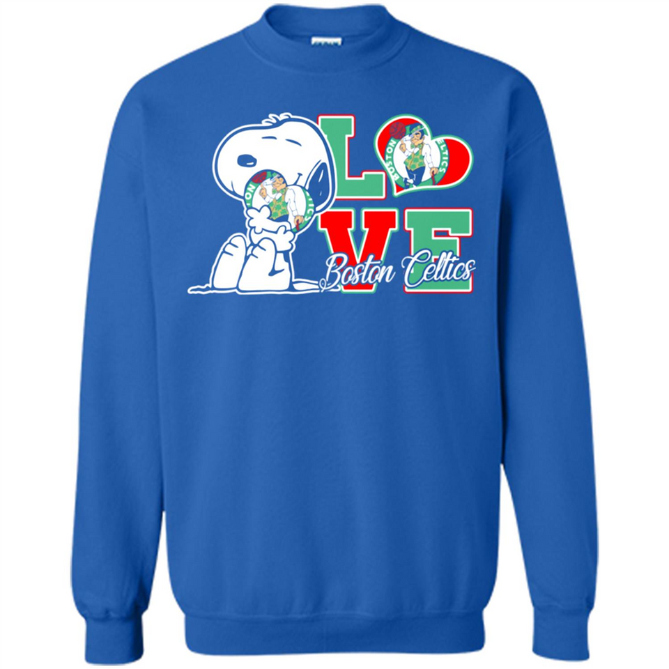 Snoopy loves NBA Boston Celtics - Sweatshirt