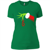 Funny Grinch Hand Holding Electrician Ornament Christmas PING PONG
