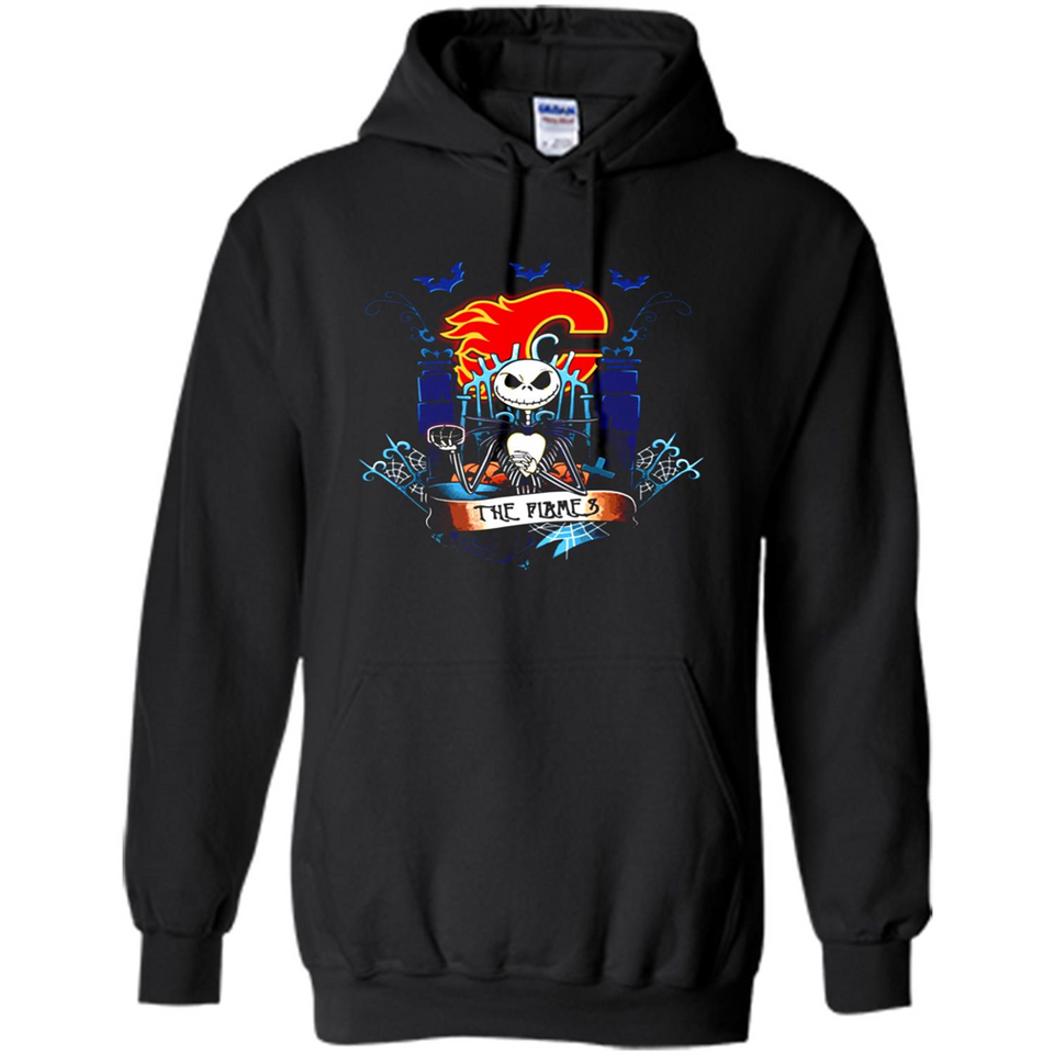 Calgary Flames Halloween The Nightmare Before Christmas - Hoodie