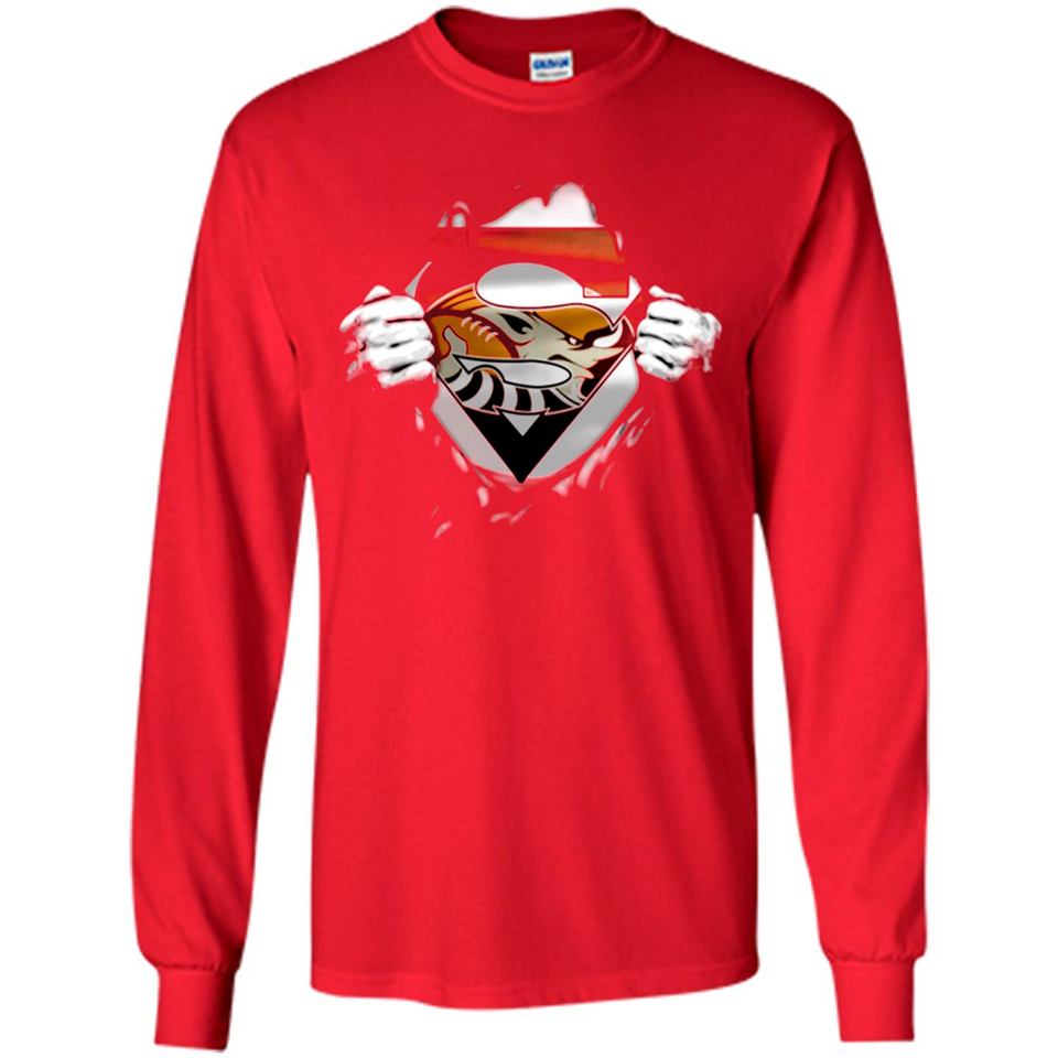 Cleveland Browns And Superman Fans - Long Sleeve T-Shirt