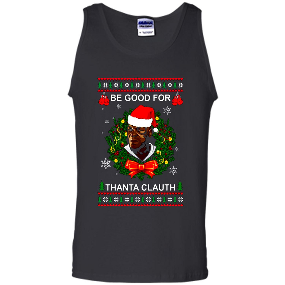 Mike Tyson Thanta Clauth Santa Claus Christmas sweater PINGPONG