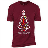 Christmas tree Nurse merry Christmas - Premium Short Sleeve T-Shirt
