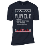 Mens Christmas Funcle Definition - Premium Short Sleeve T-Shirt