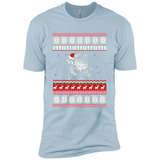 Sea Turtle Ugly Christmas T-Shirt - Premium Short Sleeve T-Shirt
