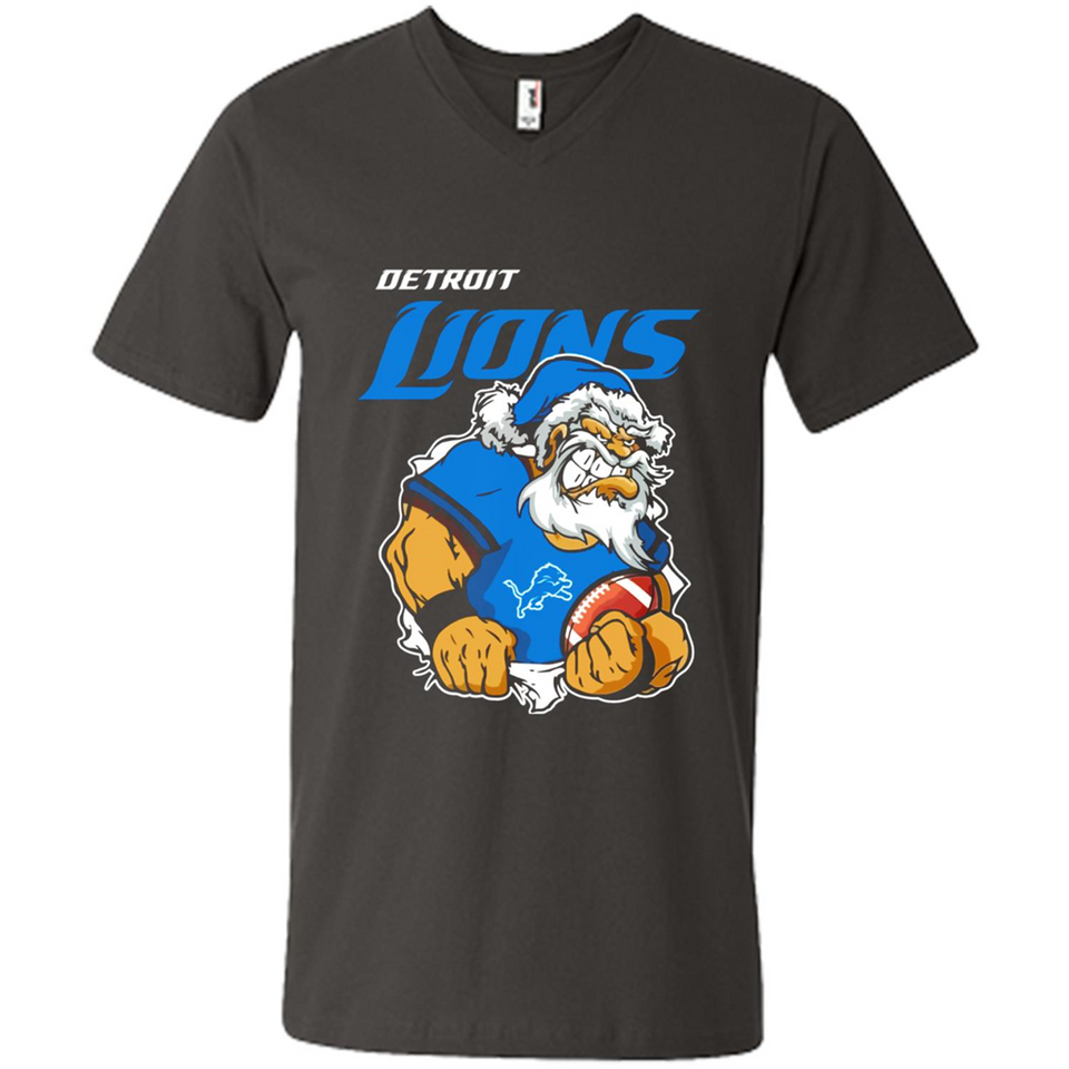 Grumpy Santa Claus Detroit Lions Football Team PINGPONG