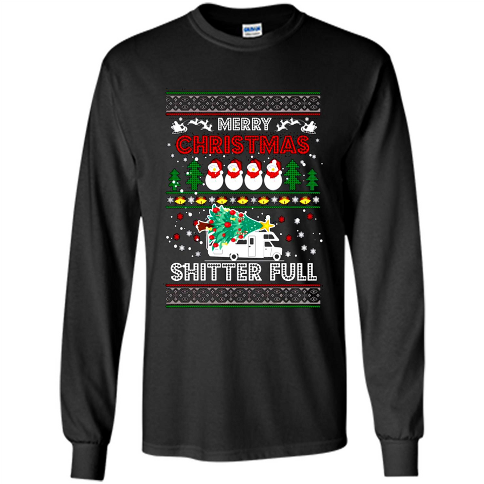 Merry Christmas Shitter Full Christmas Tree Snowman PING PONG