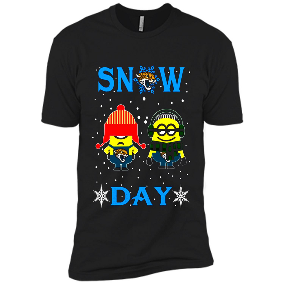 Snow Day Shirt For Jacksonville Jaguars Vs Minion Fans pingpong