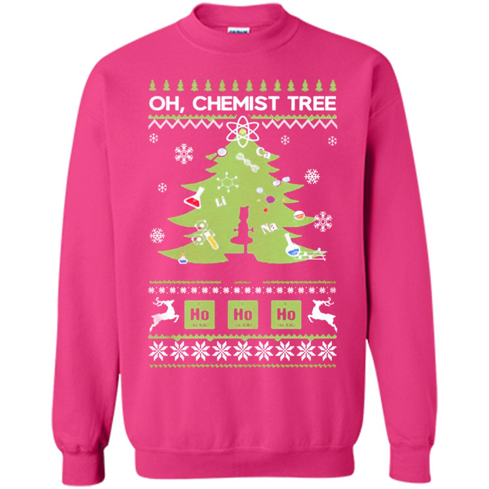 Oh Chemist Tree Ugly Christmas Sweater - Sweatshirt