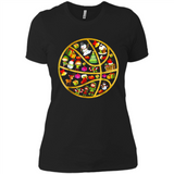 Basketball Christmas Ornament - Ladies' Boyfriend T-Shirt