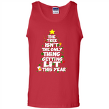 Funny Christmas Tree Drinking Sweatshirt Adult Boozy Festive - Tank Top