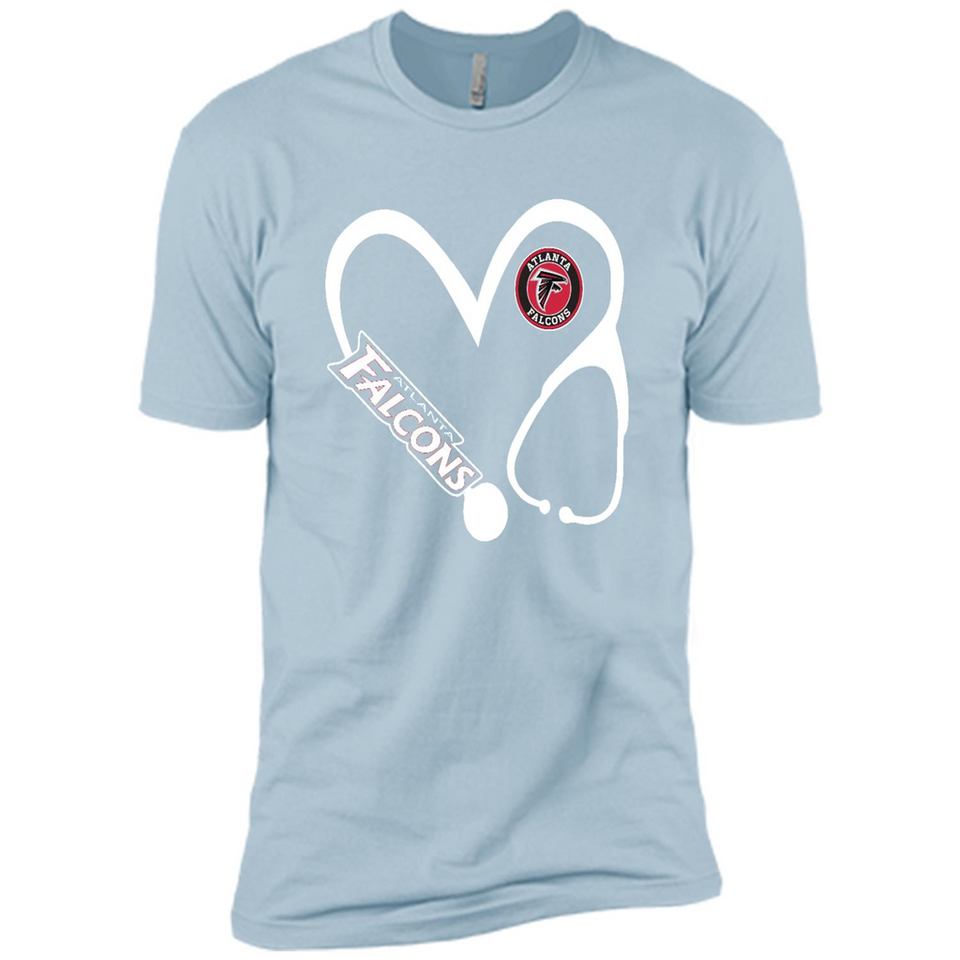 Stethoscope Heart Love Atlanta Falcons For Football Lovers